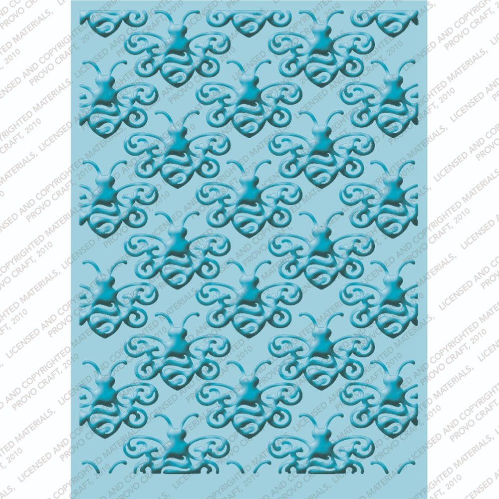 Cuttlebug 5”x7” BEES Background embossing folder